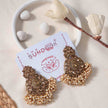 Saumya Gold Enamel Drop Earrings