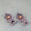 DAMINI SILVER OXIDIZED GHUNGROO CHANDBALI JHUMKI