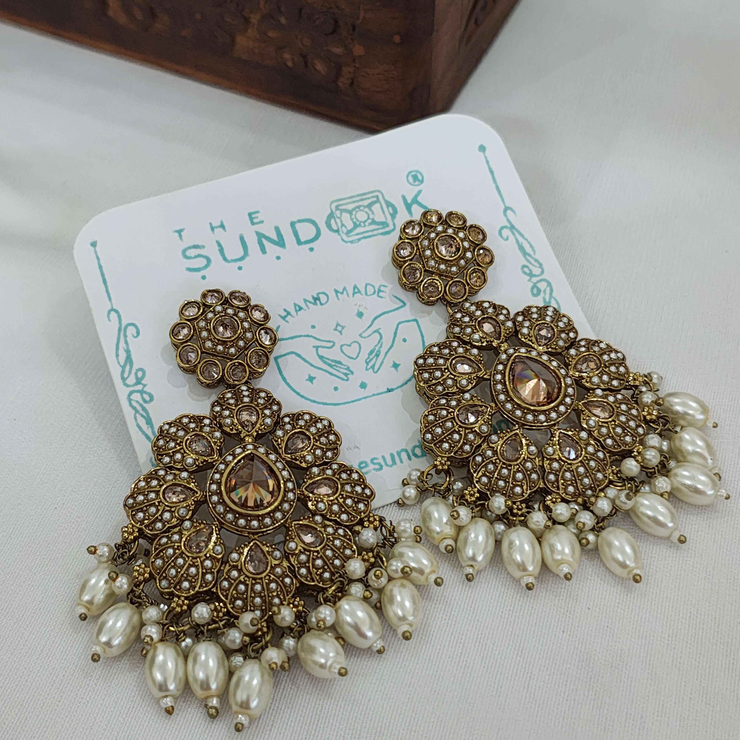 Darshana Polki Kundan Rajwadi Necklace Set