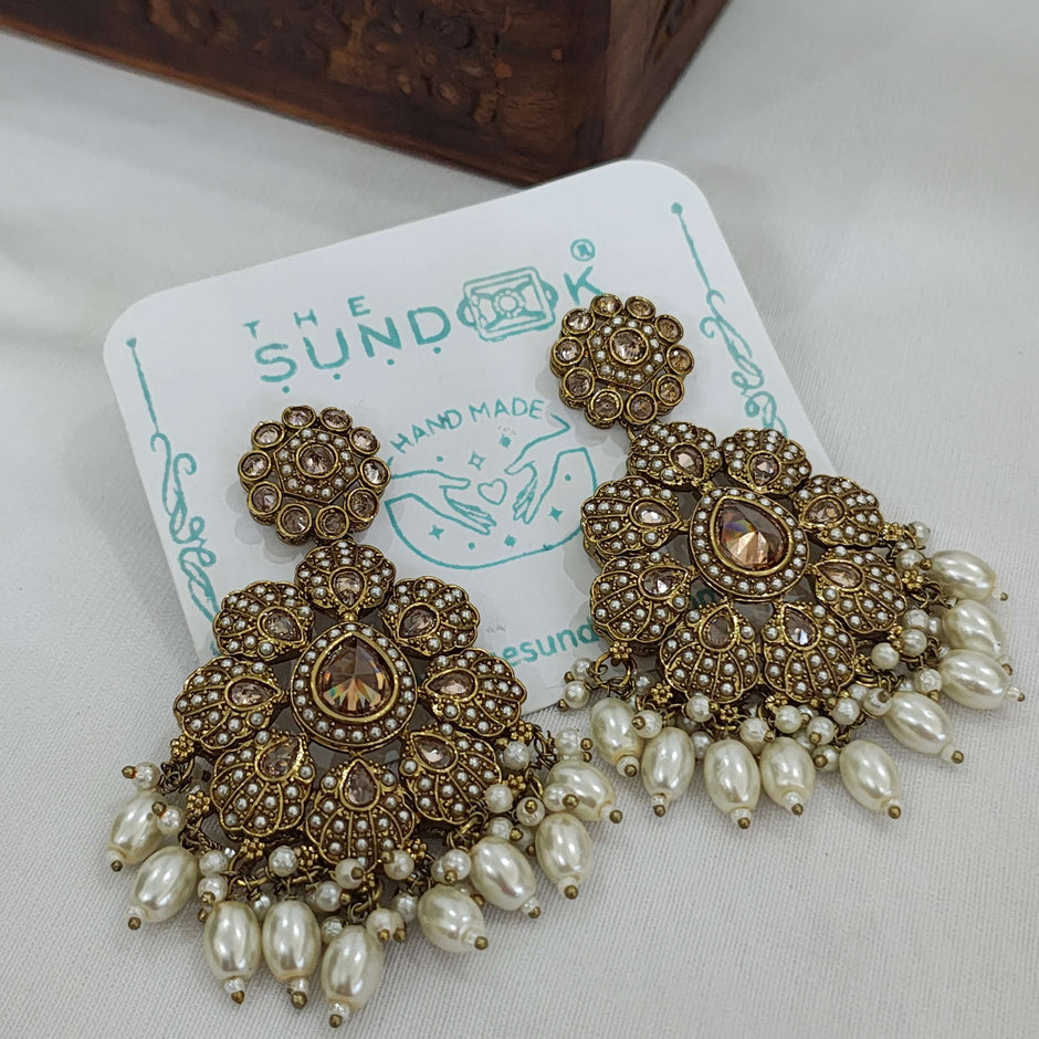 Darshana Polki Kundan Rajwadi Necklace Set