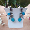 Nalini Silver Oxidized Earrings