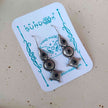 Imli Silver Oxidized Earrings - Black