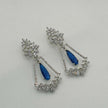 Evanshi Silver Plated AD Earrings