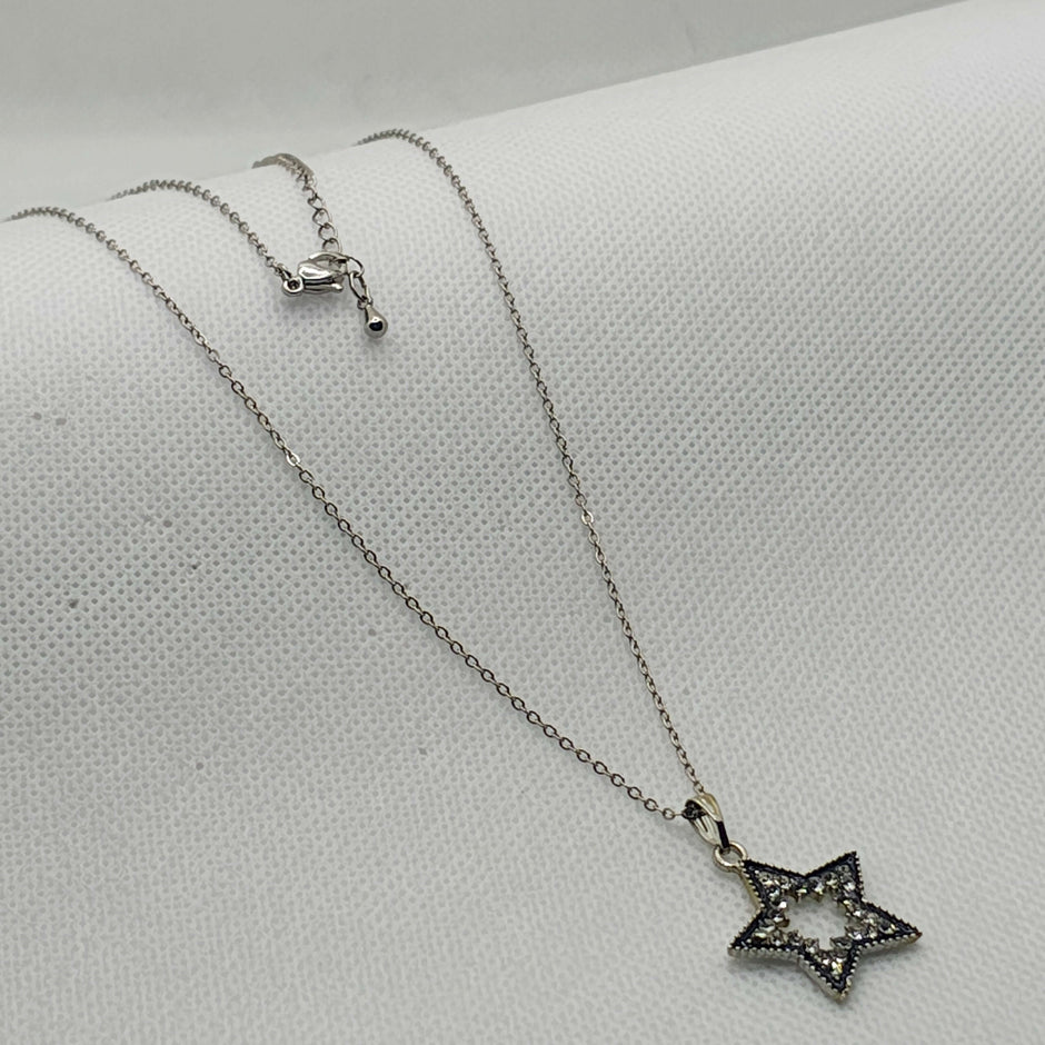 Tara Silver Plated Chain Pendant