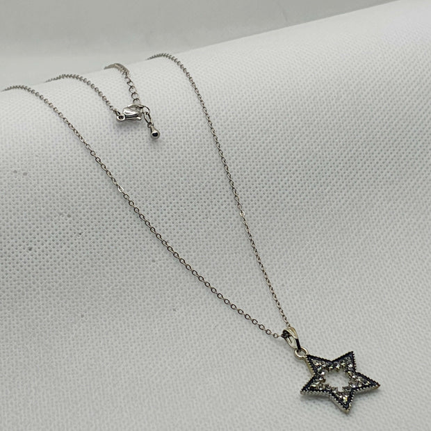 Tara Silver Plated Chain Pendant