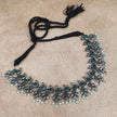 Kshitija Silver Oxidized Necklace Set