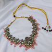 Shloka Pearl and Polki Necklace Set