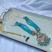 Parinita Pearl and Polki Long Necklace Set