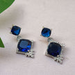 Lea Silver Plated AD Earrings
