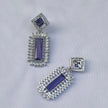 Samaira Silver Plated AD Earrings