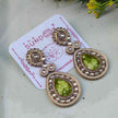 Aashna Polki Earrings - Green