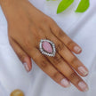 Ujali Silver Plated AD Rings