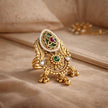 RAINA RAJWADI GOLD PLATED HERITAGE RING