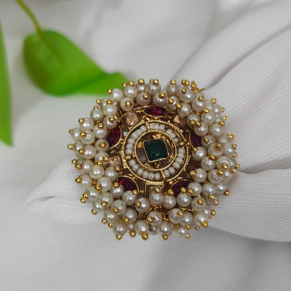 Tejasvi Gold Plated Heritage Ring