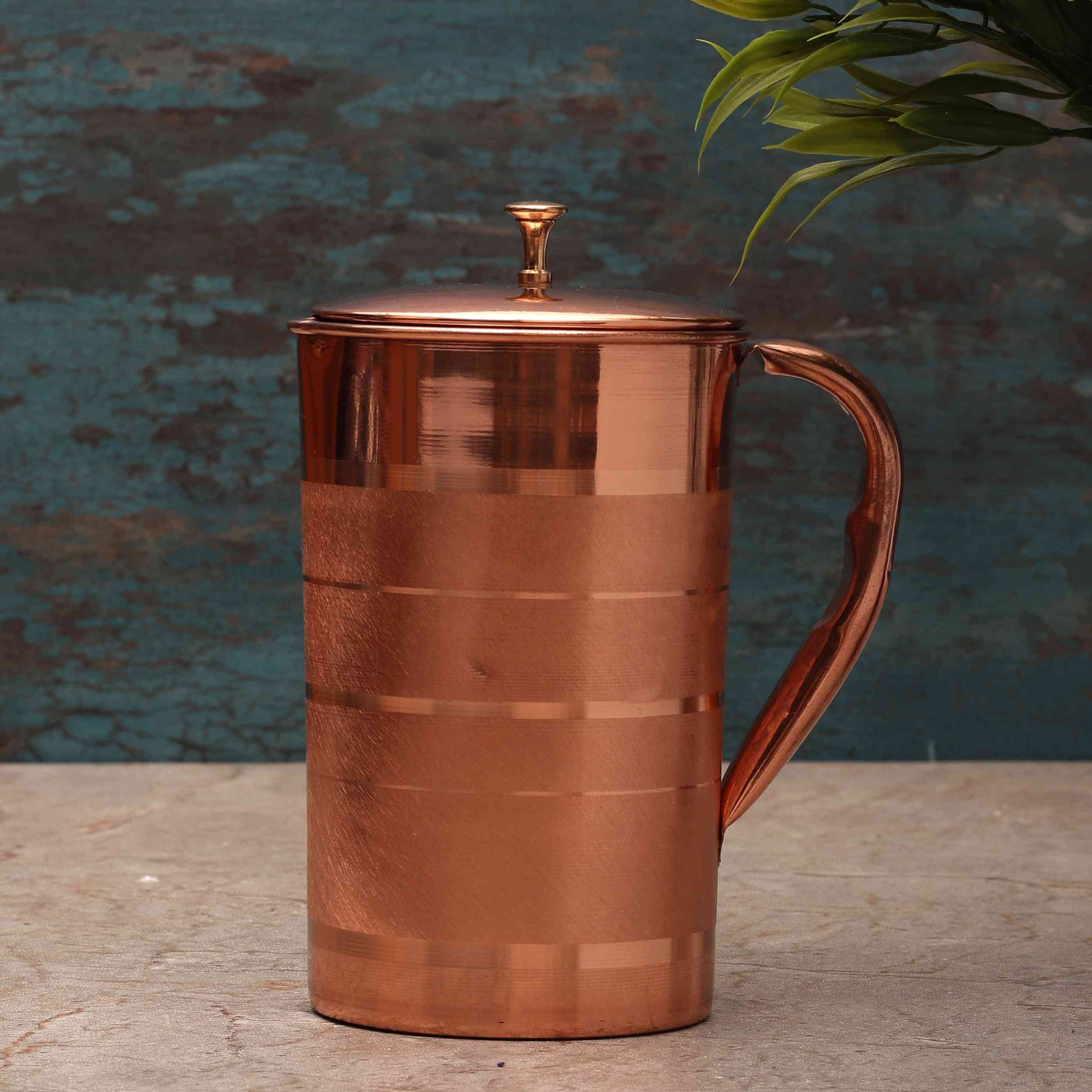 Silver Touch Copper Jug
