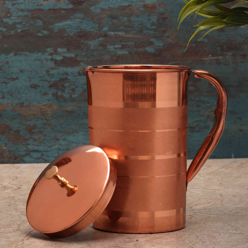 Silver Touch Copper Jug