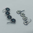 JIYA SILVER OXIDIZED EARCUFFS