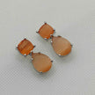 Kiara AD Necklace Set - Peach