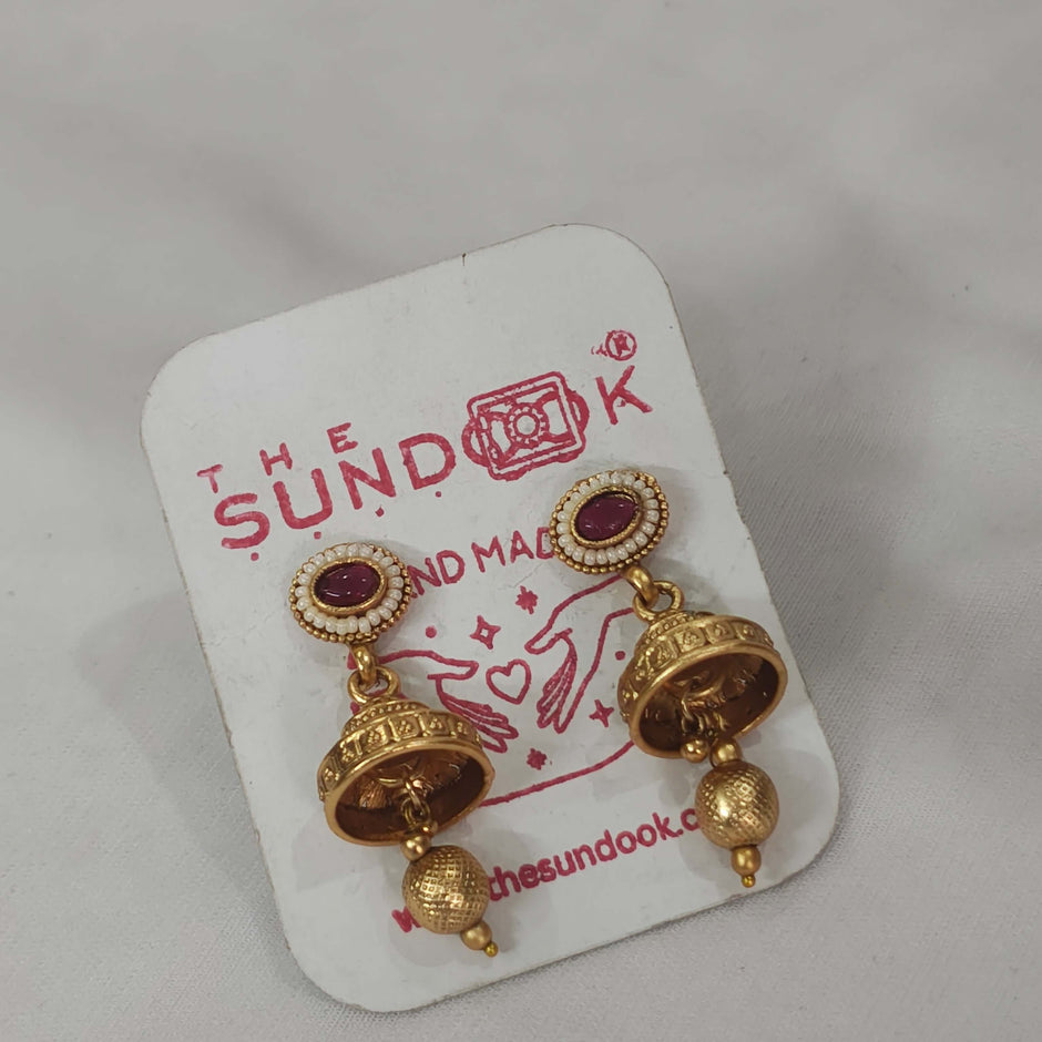 Kirat Ethnic Antique Gold Tone Necklace Set