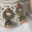 Maithili Gold Enamel Jhumki Earrings