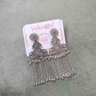MEERA SILVER OXIDIZED EARRINGS