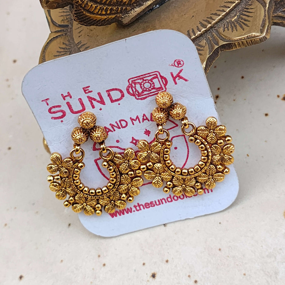 Medha Gold Plated Heritage Necklace Set