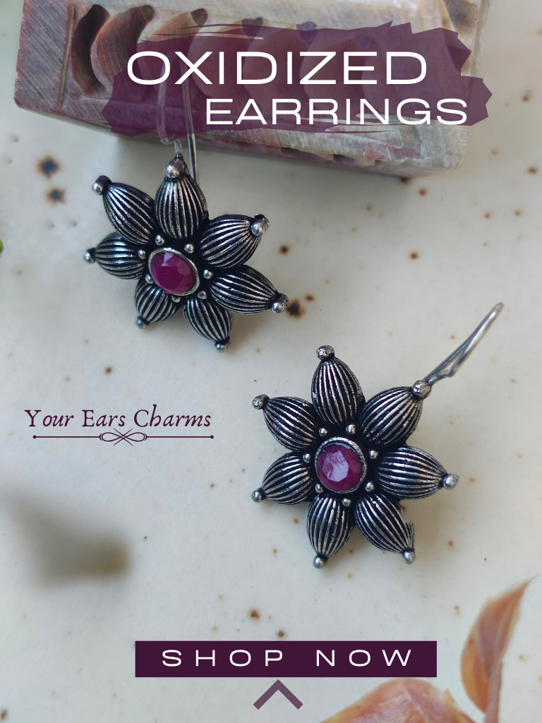Oxidized Earrings Banner