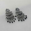 PAKHI SILVER OXIDIZED EARRINGS