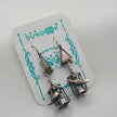 Panchhi Silver Oxidized Earrings