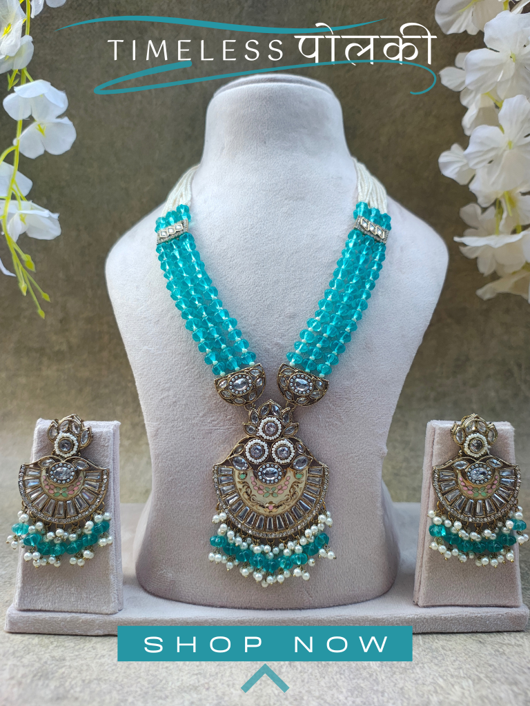 Polki Necklace Set Banner