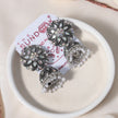 Siddhi Silver Oxidized Stud Jhumki Earrings
