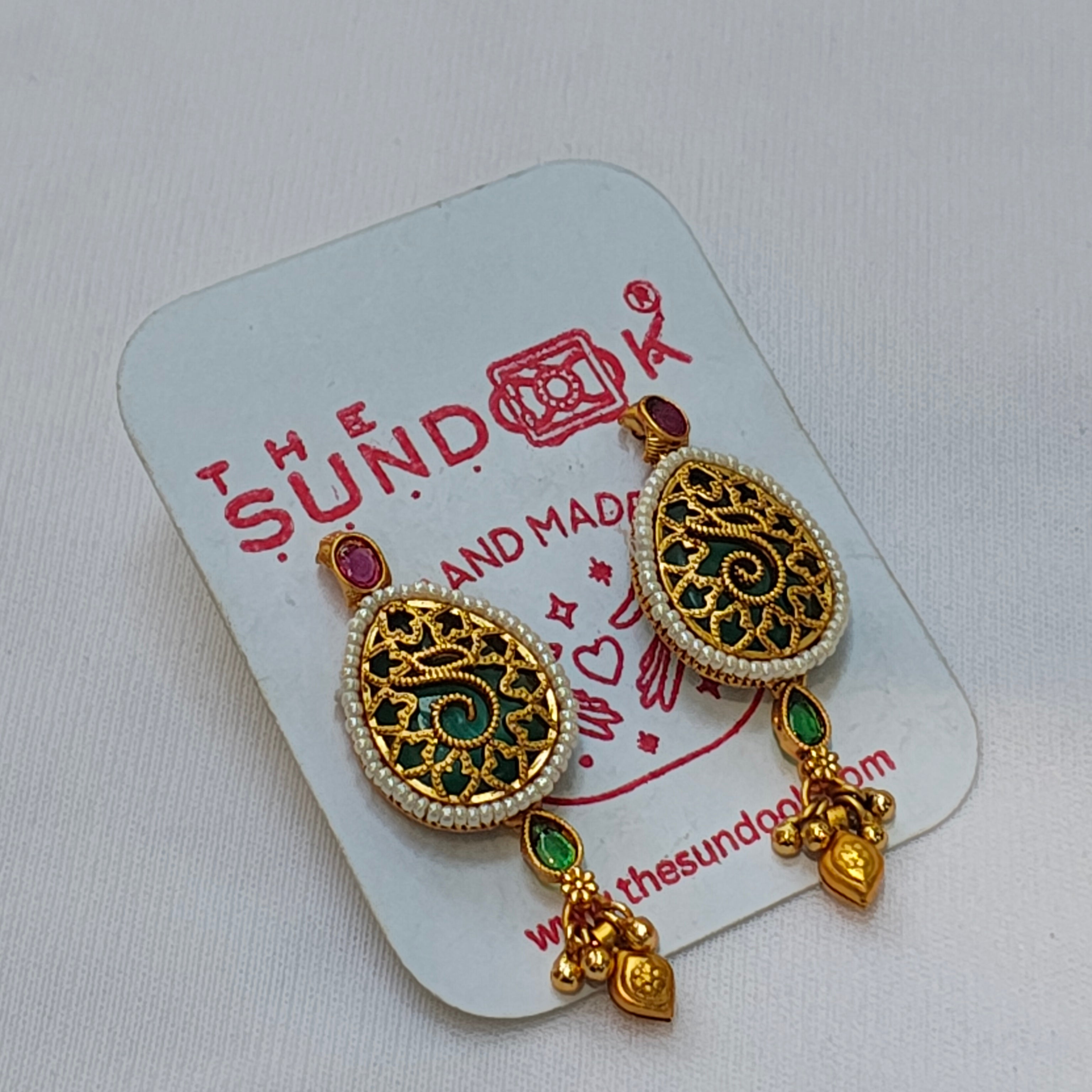 Sneha Ethnic Meenakari Long Necklace Set