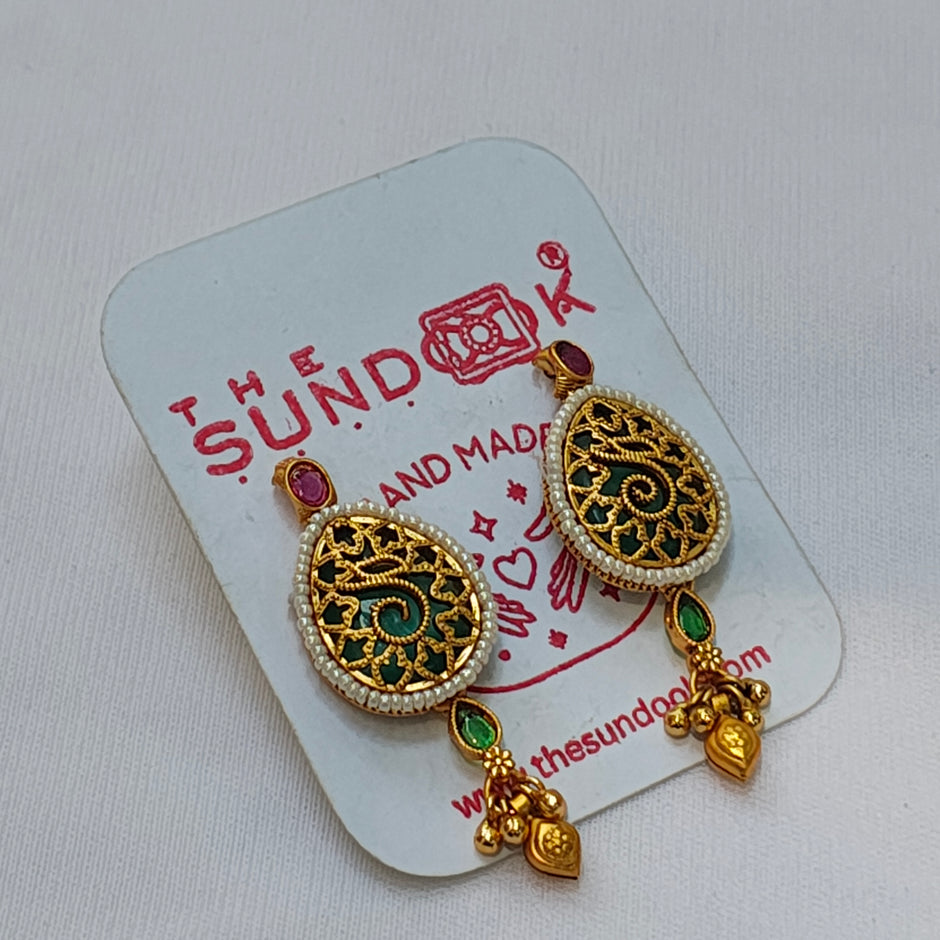 Sneha Ethnic Meenakari Long Necklace Set