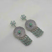 UPASNA SILVER PLATED AD EARRINGS