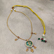 Yamini Ethnic Gold Plated Chain Long Necklace Set