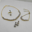 ZIVA AD NECKLACE SET WITH RING AND BRACELET - GOLD PLATED