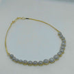 ZIVA AD NECKLACE SET WITH RING AND BRACELET - GOLD PLATED