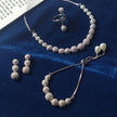 Ziva AD Necklace, Earring with Ring and Bracelet