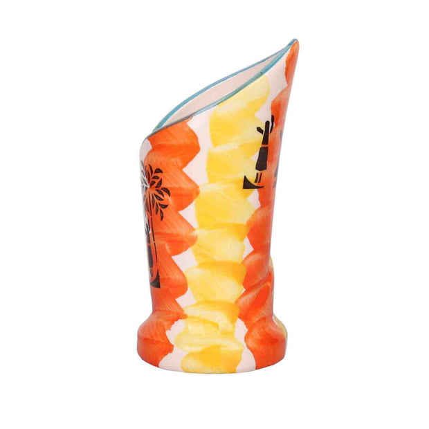 Adorable Tribal Dance Flower Pot / Napkin Pot