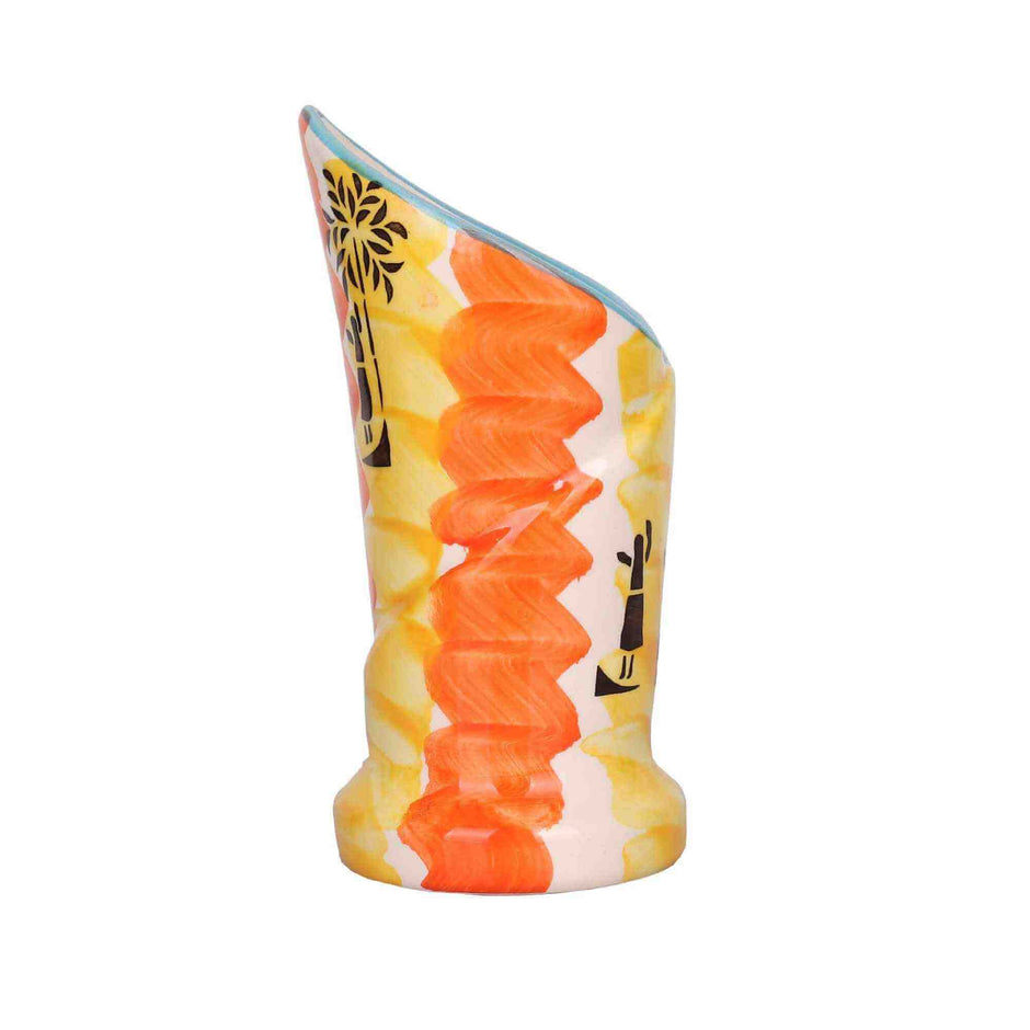 Adorable Tribal Dance Flower Pot / Napkin Pot
