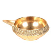 Brass Engraved Kuber Diya - Size 1