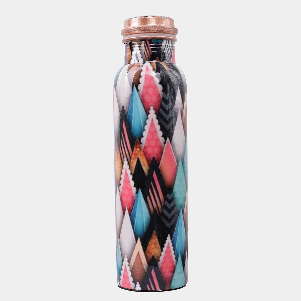 Designer Pyramid Premium Copper Bottle - The Sundook