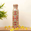 Flock of Flowers Premium Copper Bottle