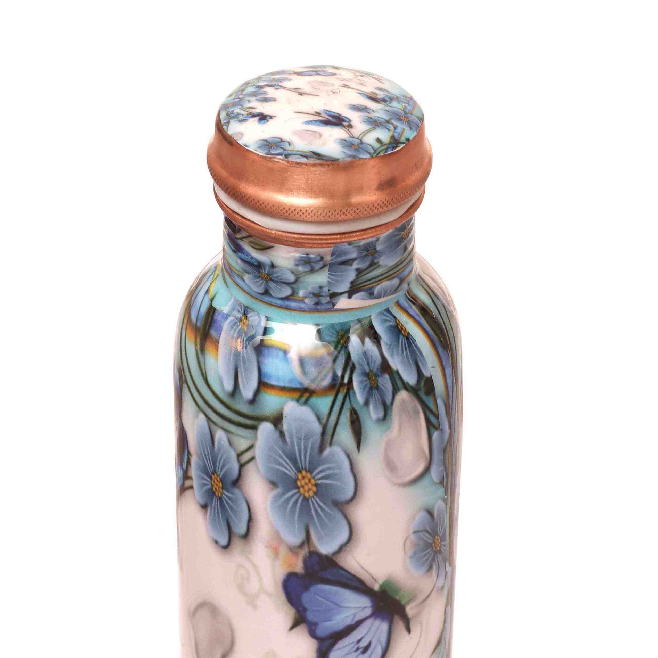 Floral Flight Premium Copper Bottle