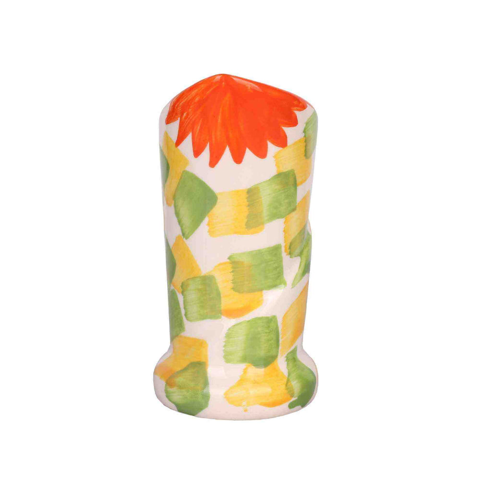 Funky Multicolour Flower Pot / Napkin Pot