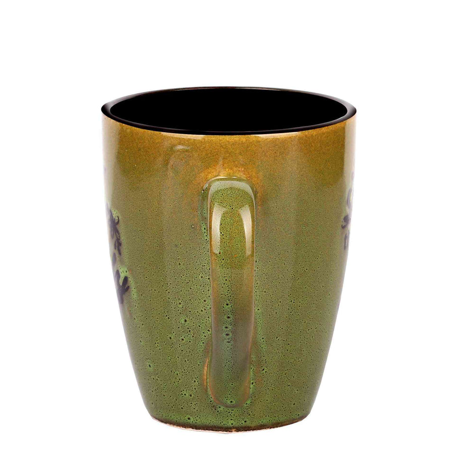 Glazed Coffee/Milk Mug - Better Late than Ugly (Green)