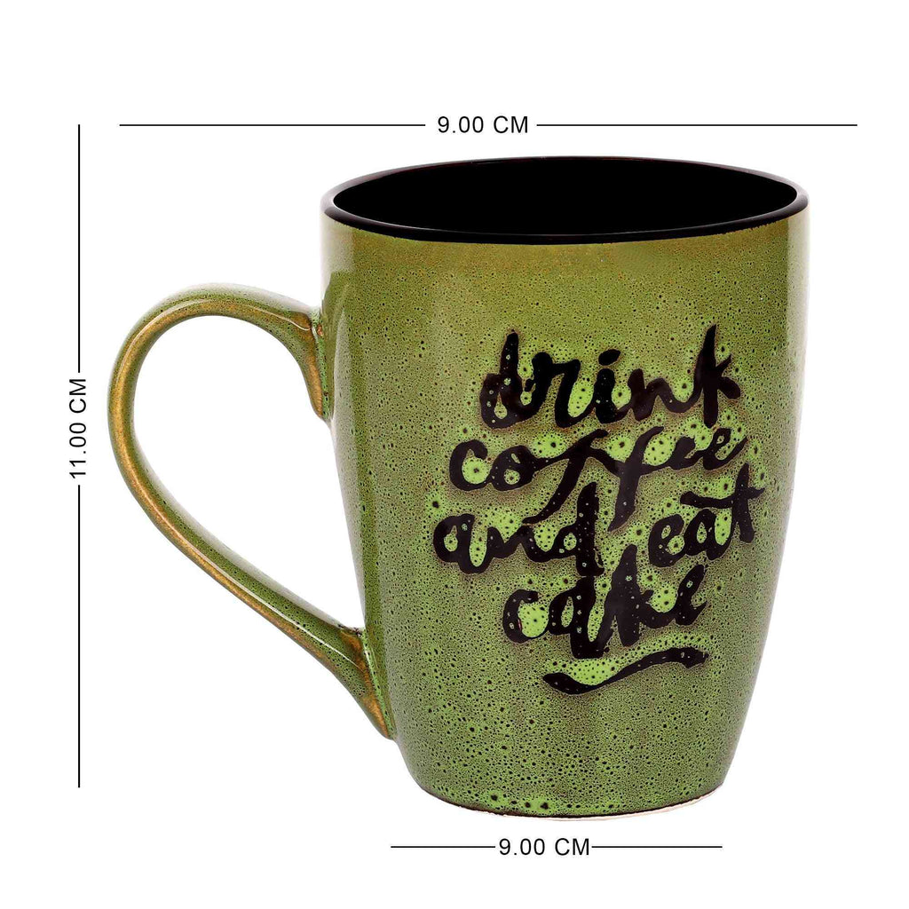 Glazed Coffee/Milk Mug (Green) - The Sundook