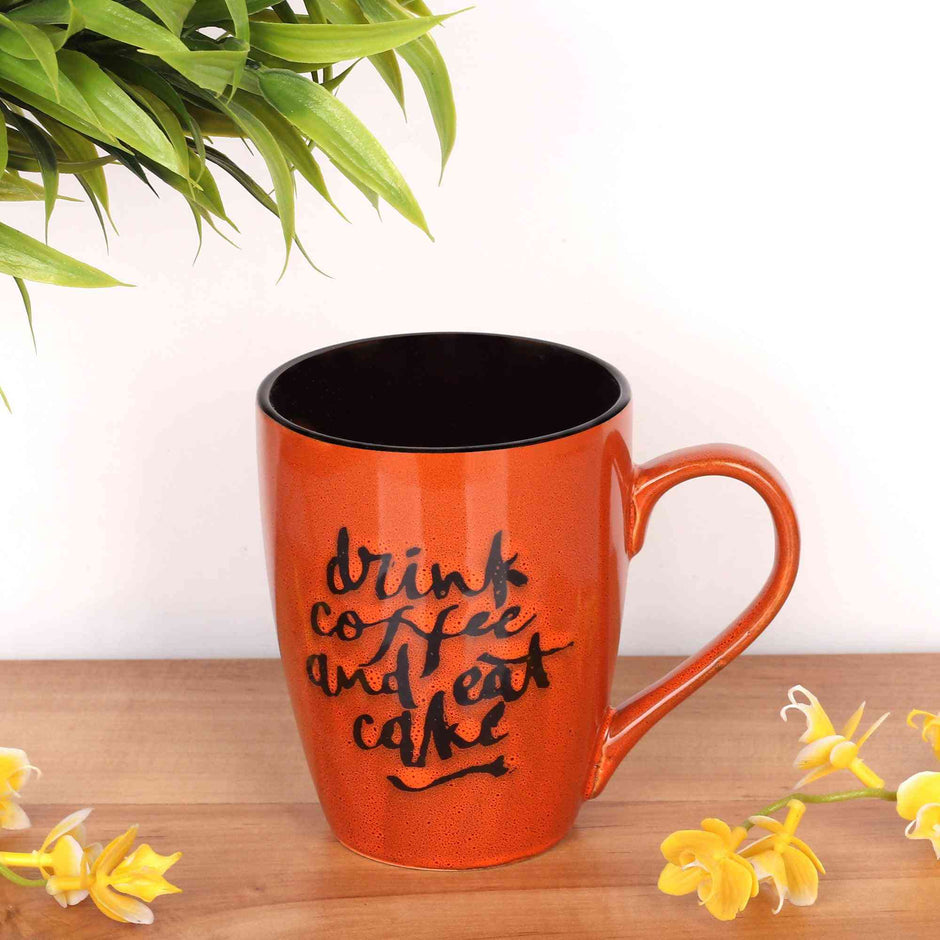 Glazed Coffee/Milk Mug (Orange)