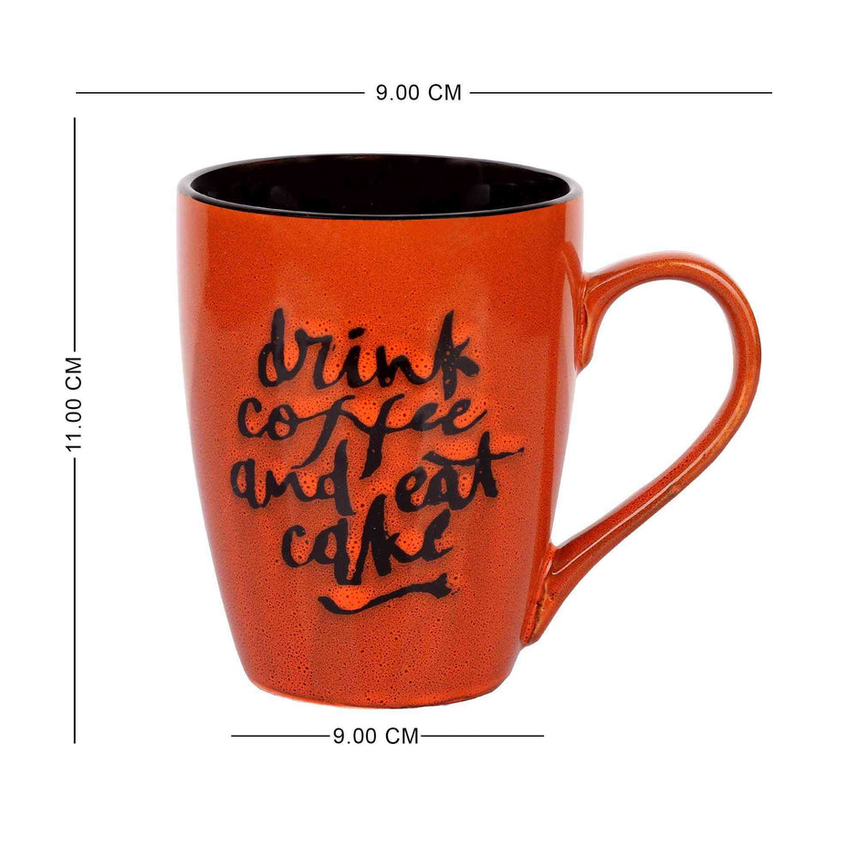 Glazed Coffee/Milk Mug (Orange)