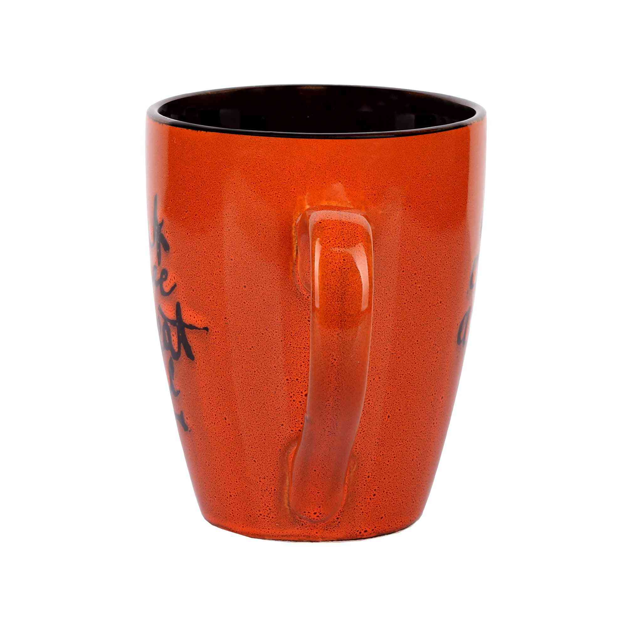 Glazed Coffee/Milk Mug (Orange)